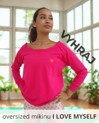 ✨Soutěž✨ Chceš vyhrát mikinu v hodnotě 1360 Kč? Šaralí mikina je oversized střihu a nese krásný název I LOVE MYSELF. Tak...